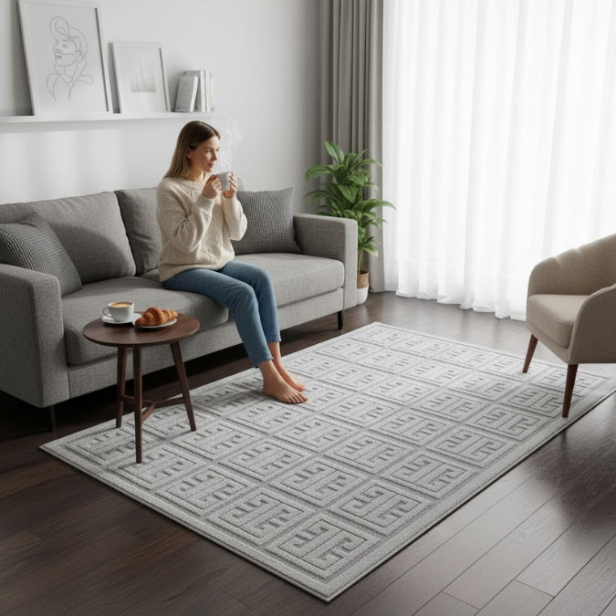 ANT OUTDOOR 11025A CREAM 200x290cm CREAM Area Rug