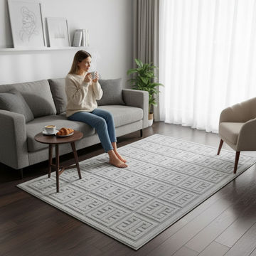 ANT OUTDOOR 11025A CREAM 200x290cm CREAM Area Rug