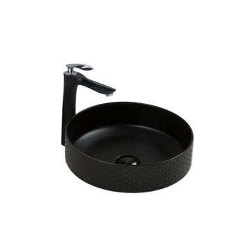 Counter top Ceramic Basin / table top - Laurel - Black Matt