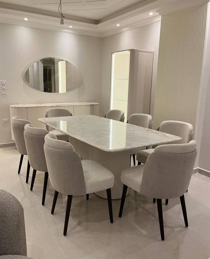 Ash 8 seater Dining set