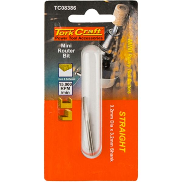 Mini Router Bit 3.2Mm Straight 3.2Mm Shank