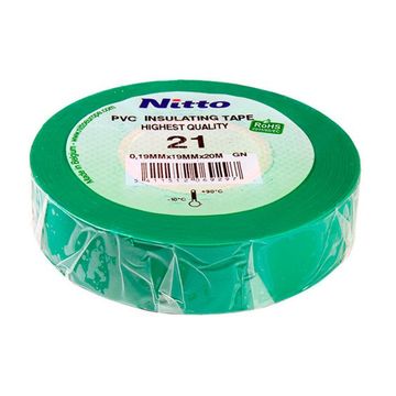 Nitto - Insulation Tape 20M Green - 4 Pack