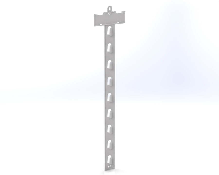 The Merchandising STRiP – Mobile Hanging Hook Display for Retail (50p/box) White