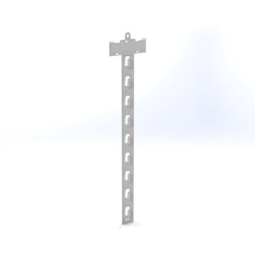 The Merchandising STRiP – Mobile Hanging Hook Display for Retail (50p/box) White