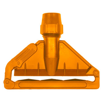 Janitorial Fan Mop Holder Plastic Clip Only  Yellow