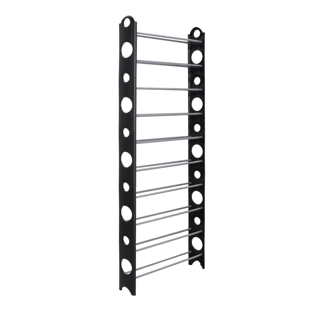 Hazlo 10 Layer Stackable Shoe Storage Rack Organizer