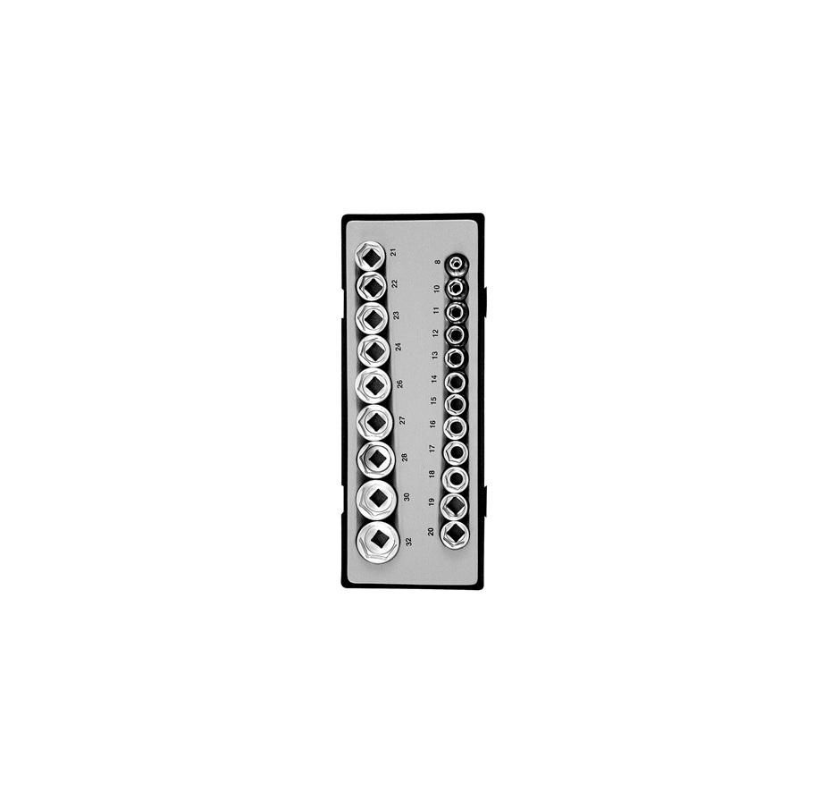 Force 21 Pce 1/2" Dr Loose Socket Set - 2 Pack