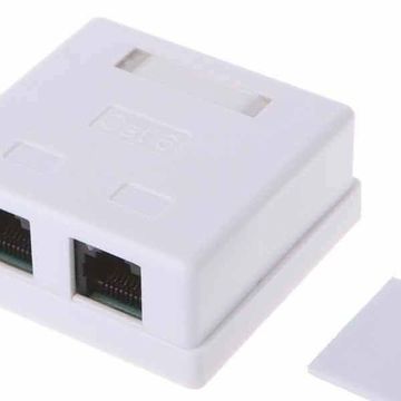 Cat6 Wall Box - Dual Rj45