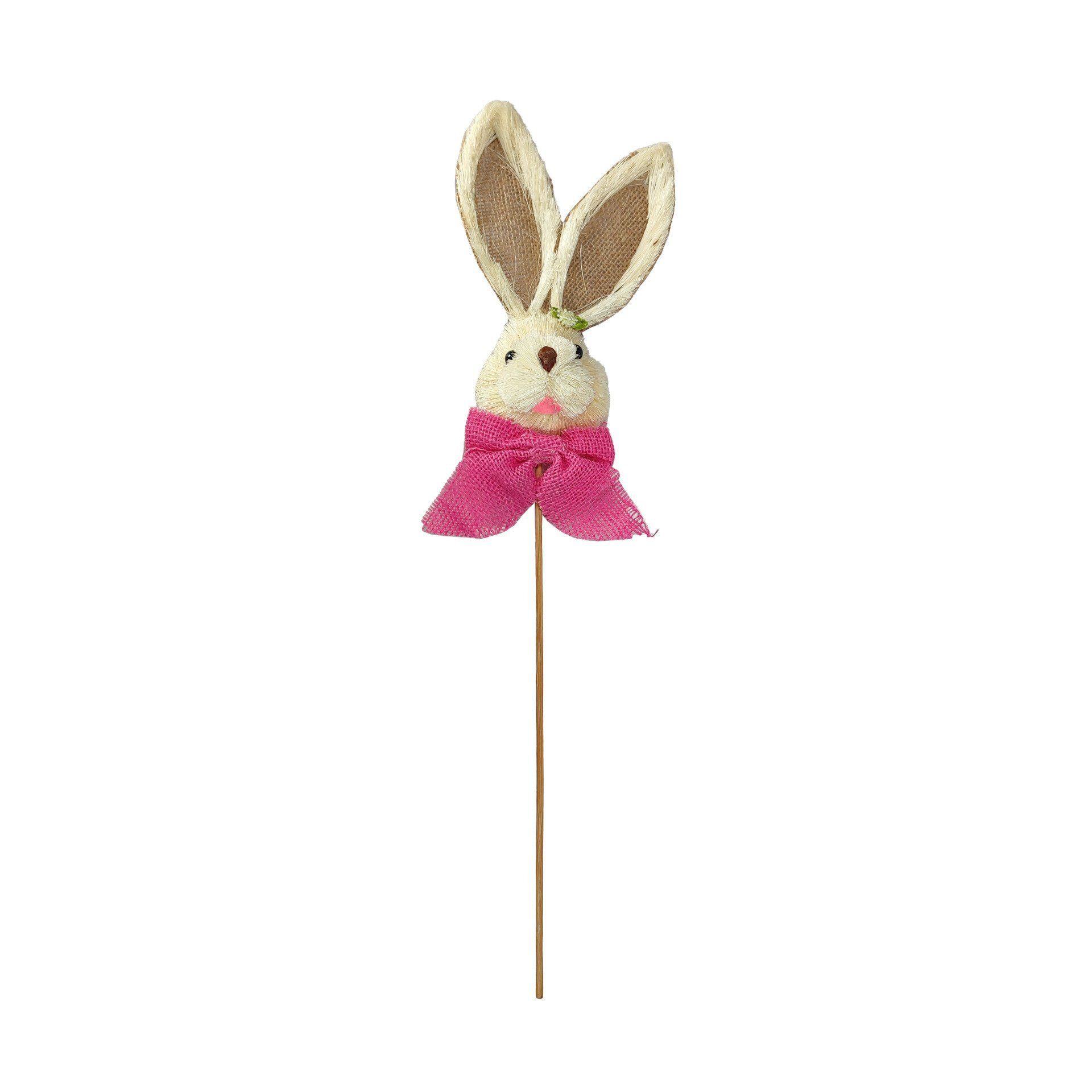 Grass Bunny Head - Pink 15X54Cm