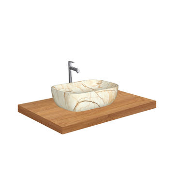 Countertop Basin Tabletop- Marble Beige
