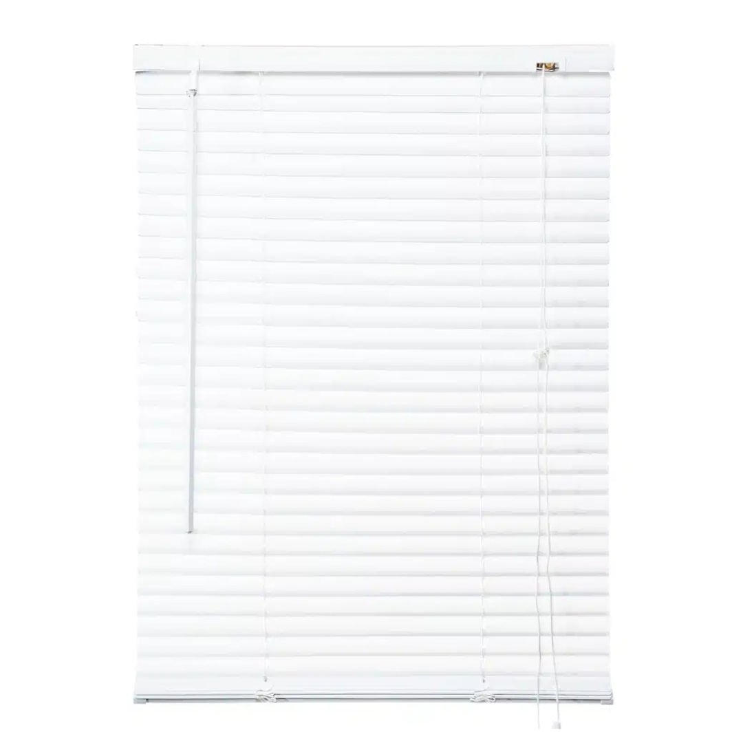 25MM PVC VENETIAN BLIND 600MM X 1000MM - WHITE