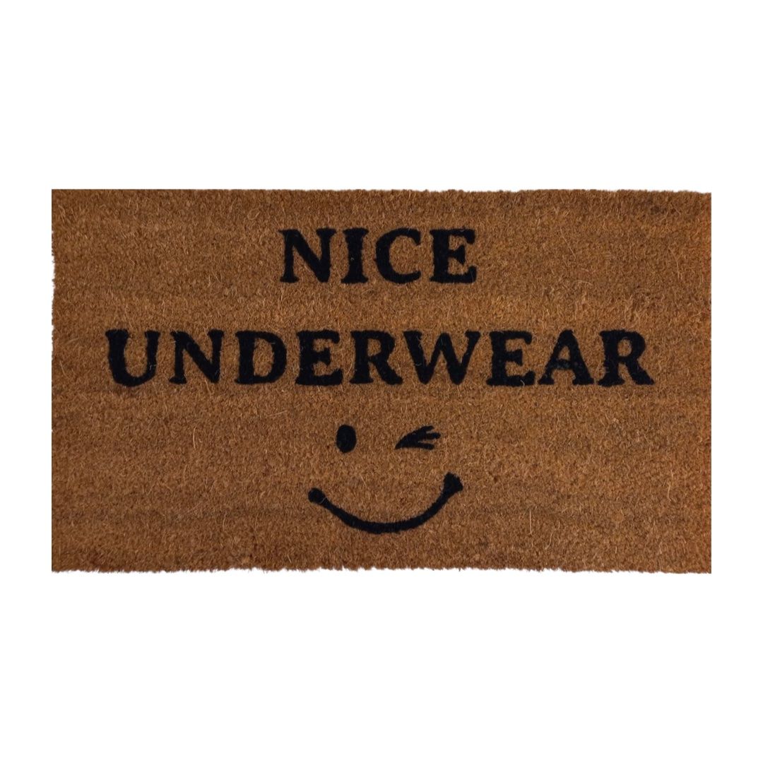Matnifique Coir Design Doormat - Nice Underwear 2 700 x 400 x 14mm