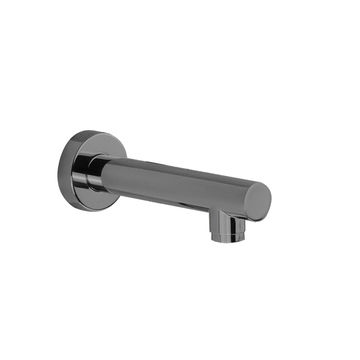 Devario Spout 180mm Round Brass - Gun Metal Grey