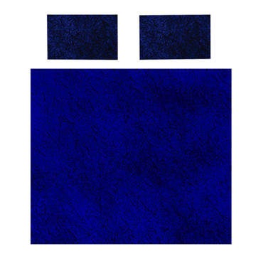 Royal Blue Duvet Cover Set Double