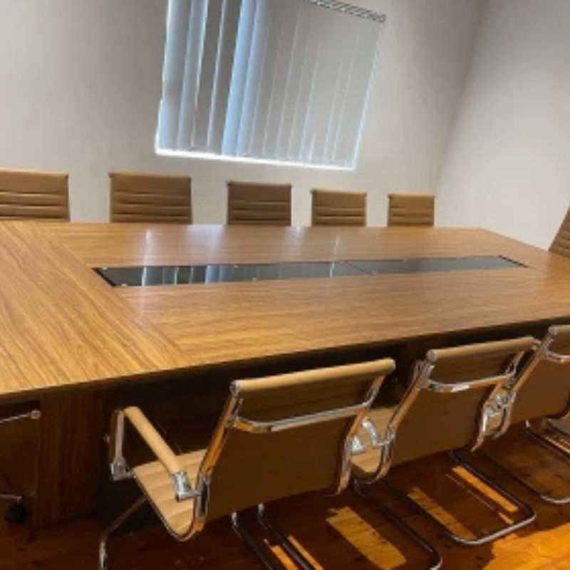 GOF Furniture Vidal 1 Boardroom Table & Roomly Office Chair