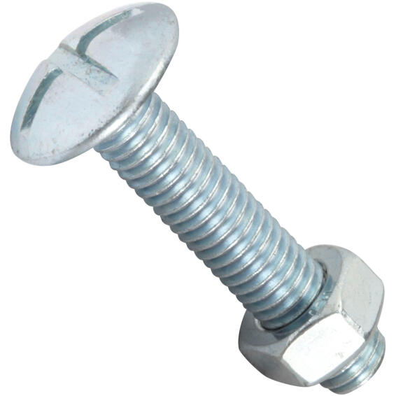 Roofing bolt and nut stainless steel 8.0x30mm 4pc standers