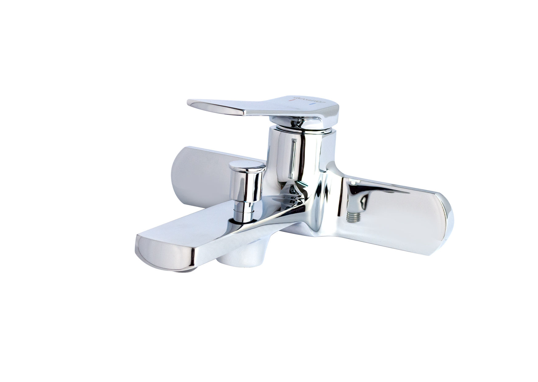 Verona Bath Mixer Brass - Chrome