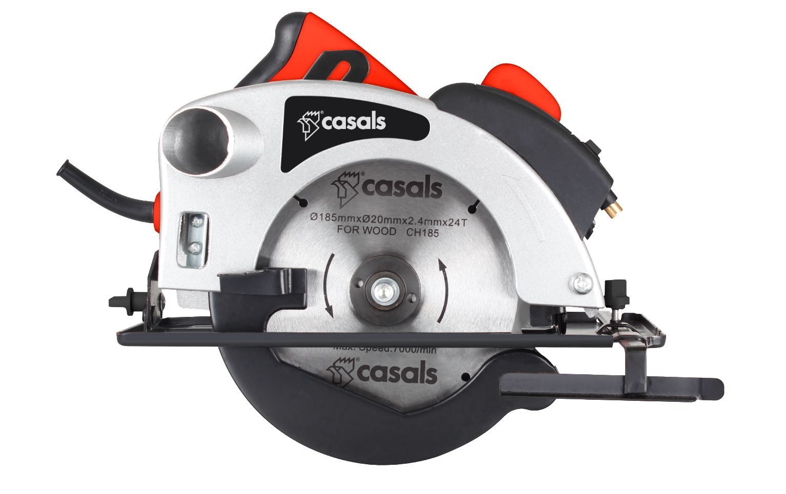 Casals Circular Saw Withaseright Plastic Red 184mm