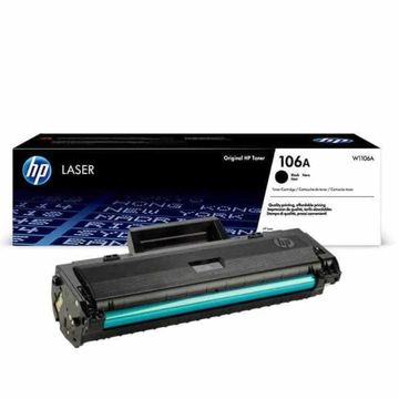 HP 106A Black Original Toner Cartridge - W1106A