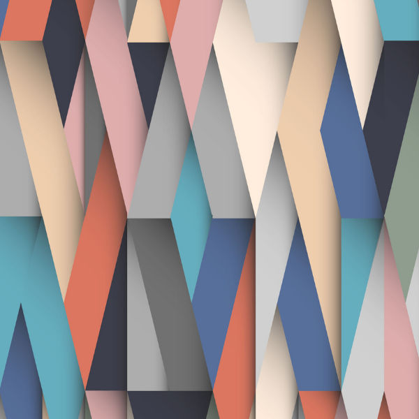 Geometric Colour Patterns Wallpaper - Generic Pattern 1 - Small