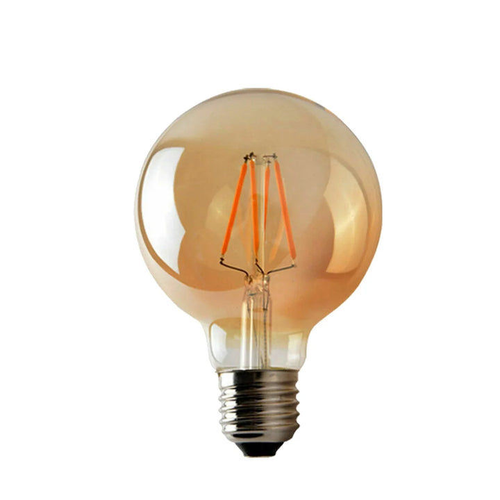 G95 4W NORMAL LED BULB - AMBER GLOW WARM WHITE