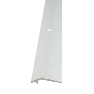Aluminium Flat Thread Silver door Strip Drilled- 2500 x 28 x 2mm