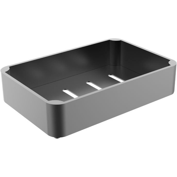 Soap Basket in Matt Black