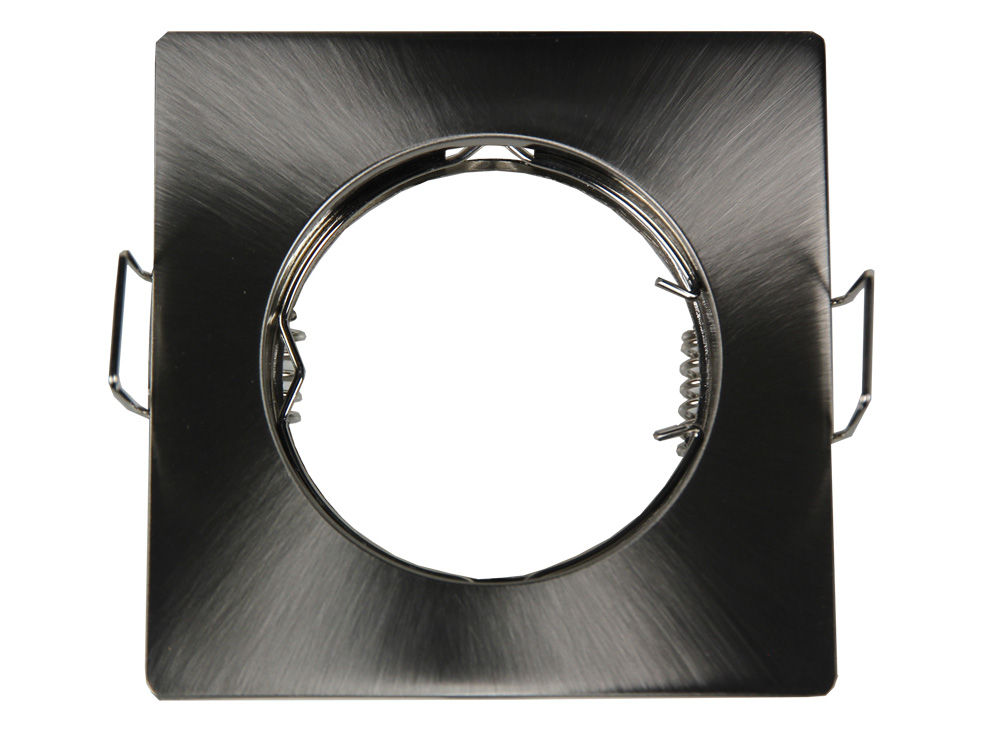 Satin Nickel Downlight Square 75x75mm