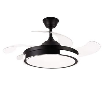 Invisible Blades Ceiling Fan with Lights, Remote - EMS