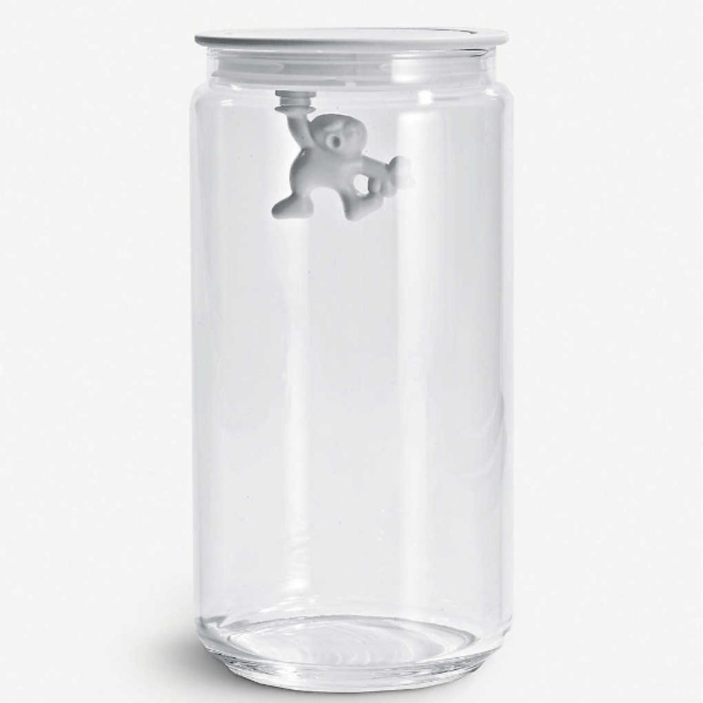 Alessi Gianni Glass Box – White Lid 140cl