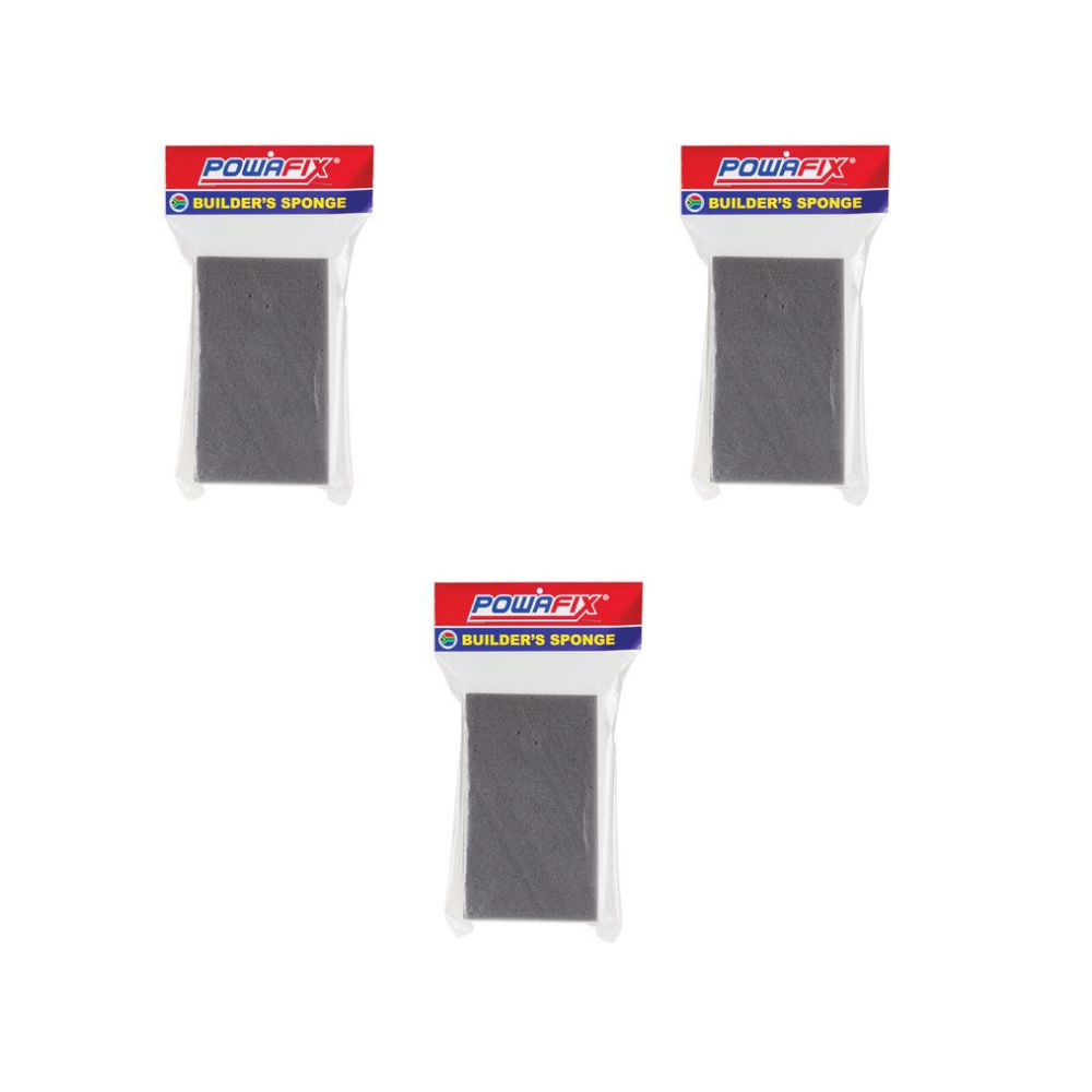 Builder's sponge 16x9.5x4.5cm 3 packs