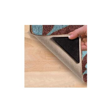 Floor Mat Non-Slip Corners, 4 Pieces (4 Pack) BY WOODLY