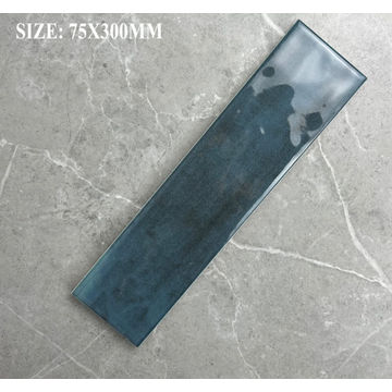 Earthstone Peacock Blue Subway (300x75mm - Box of 50 | Covers ±1.14m²)