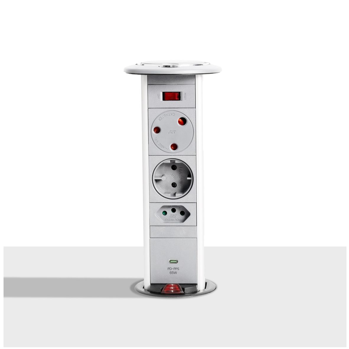 Multiplug Powerlogic Powerdock MK465 Light Grey