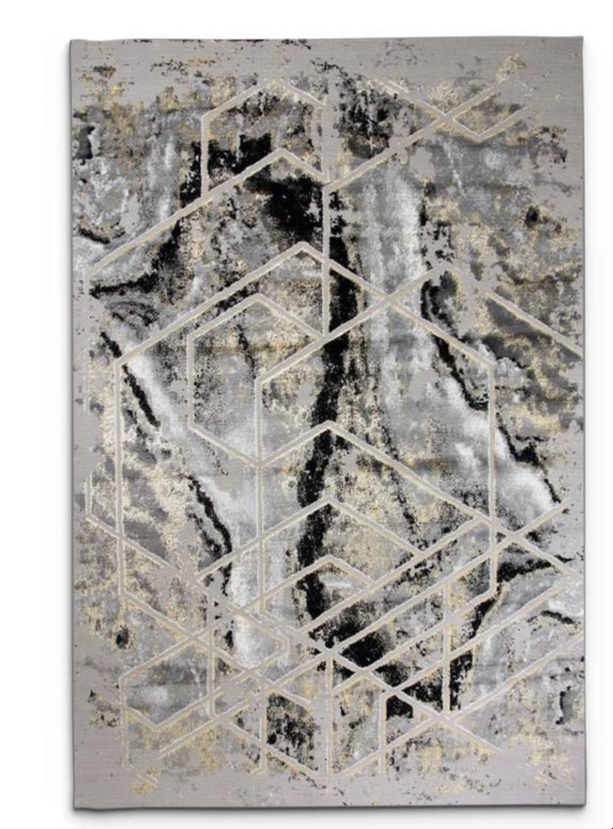Turkish Multicolour Greyish/Beige 1 Carpet -160 Cm x230 Cm