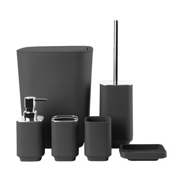 6PCS Bathroom Accessory Set Modern Luxury Plastic Bathroom Accessories Set