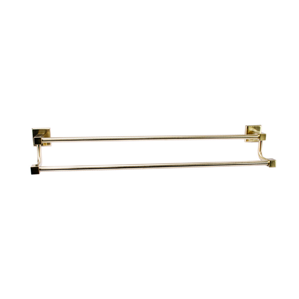 Trendy Taps Premium Quality Brushed Gold SQ Dbl Rail