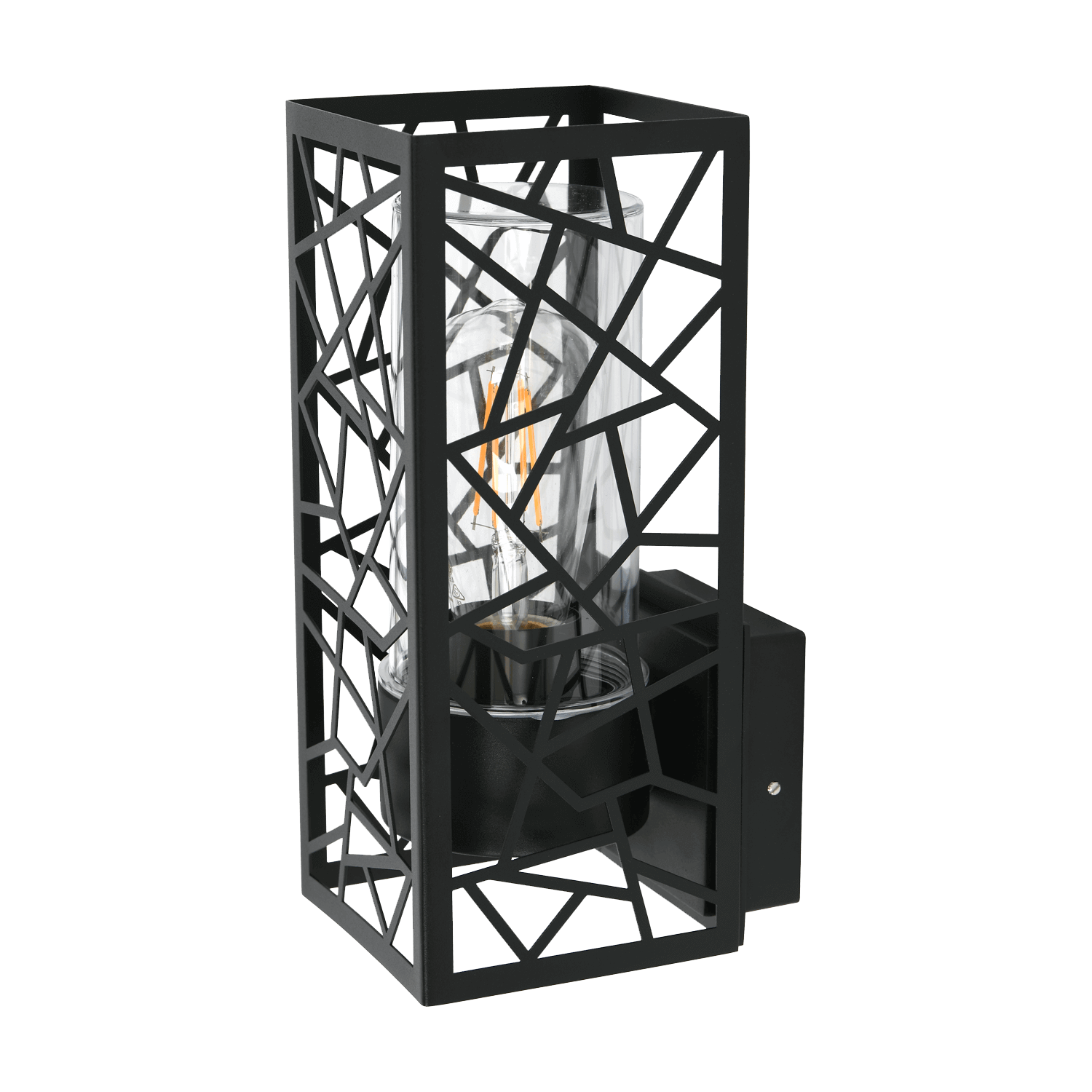 Zebbies Lighting Silas Sand Black Outdoor Wall Light
