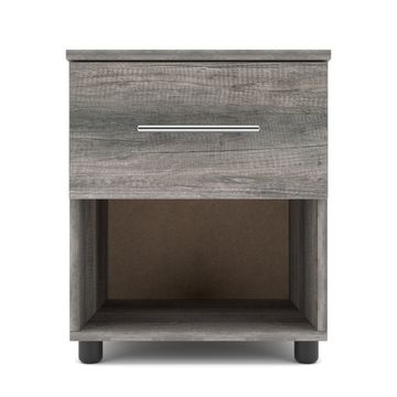 BAM! One Drawer Bedside Table - Monument Oak