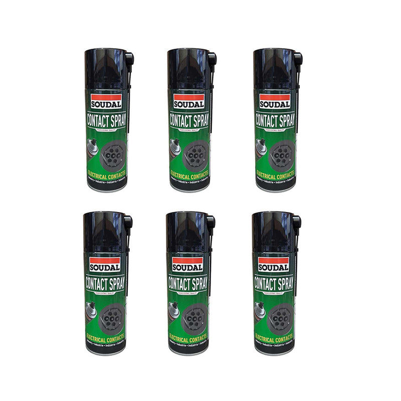 SOUDAL Electric Contact Cleaning Spray 400ml ( 6 Pack )