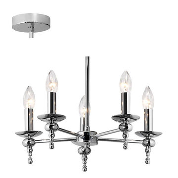 Eurolux Radiant Supreme Chandelier 410mm Chrome