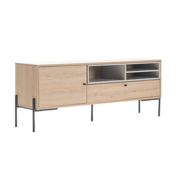 Vividitto - Pinto 2 Door TV Unit - Light Oak