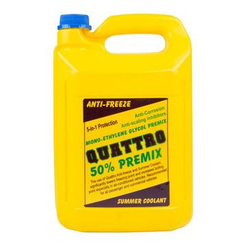 Quattro Antifreeze Summer Coolant - 5L