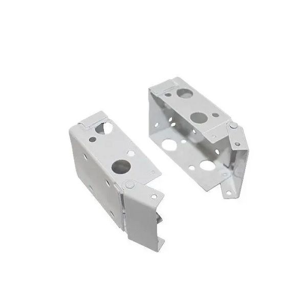 Fauxwood Venetian Blind Bracket, White, 50mm, 2 Pieces(2 PACK)BY WOODLY