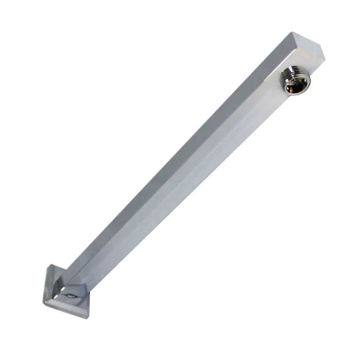 Shower Arm. Square. Chrome Plated. 350mm