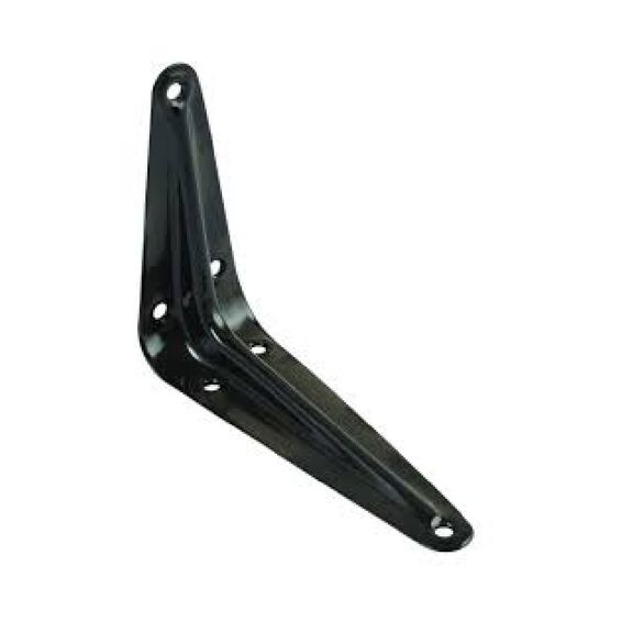 Black metal shelf bracket