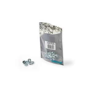 Hex Nuts, High Tensile, M6 x 10mm, 20 Pieces (4 pack) BY WOODLY