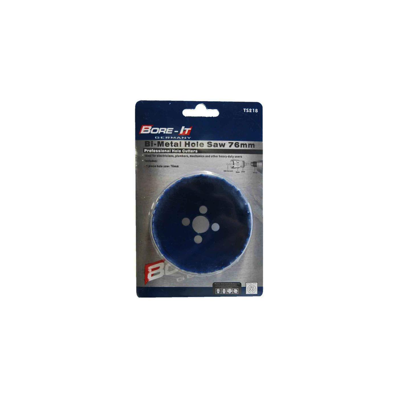 Bore-it - Hole Saw - Bi-metal - 76mm - 3 Pack
