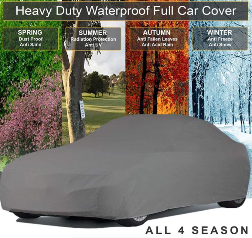 Jiageng JG20375139 Large PEVA Car Cover 480×175×120 cm – Ultra‑Light Waterproof Protection