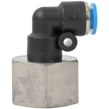 Aircraft - Pu Hose Fitting Elbow 6mm-1/2 F - 10 Pack